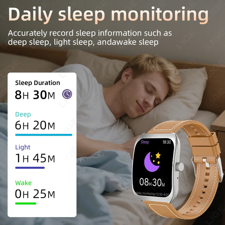 Smart watch fitness tracker Full touch screen