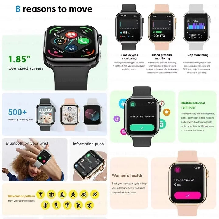 New Original For Apple Watch 10 Smart Watch Men Body Temperature