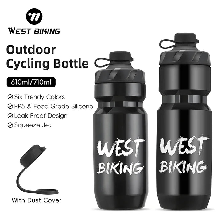 WEST BIKING Bicycle Bottle MTB Bike Water Bottle Outdoor Sports Plastic