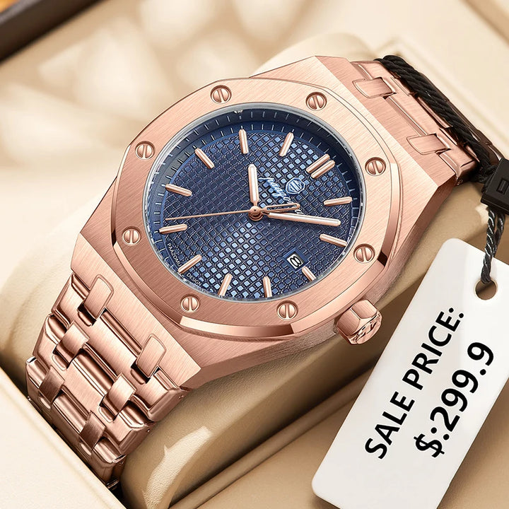 PAAZOMU Top Luxury Man Watch Waterproof Luminous