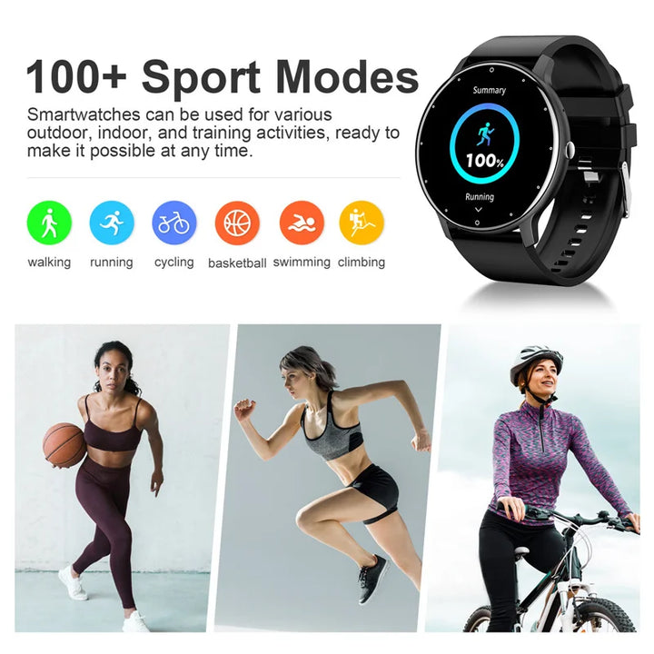 LIGE Smart Watch Women Men Full Touch Screen Bluetooth 5.2 Call Waterproof